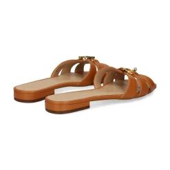 LAUREN RALPH LAUREN Sandalias planas de Mujer BLAIKE SLIDE 006 CARAMEL