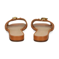 LAUREN RALPH LAUREN Sandalias planas de Mujer BLAIKE SLIDE 006 CARAMEL