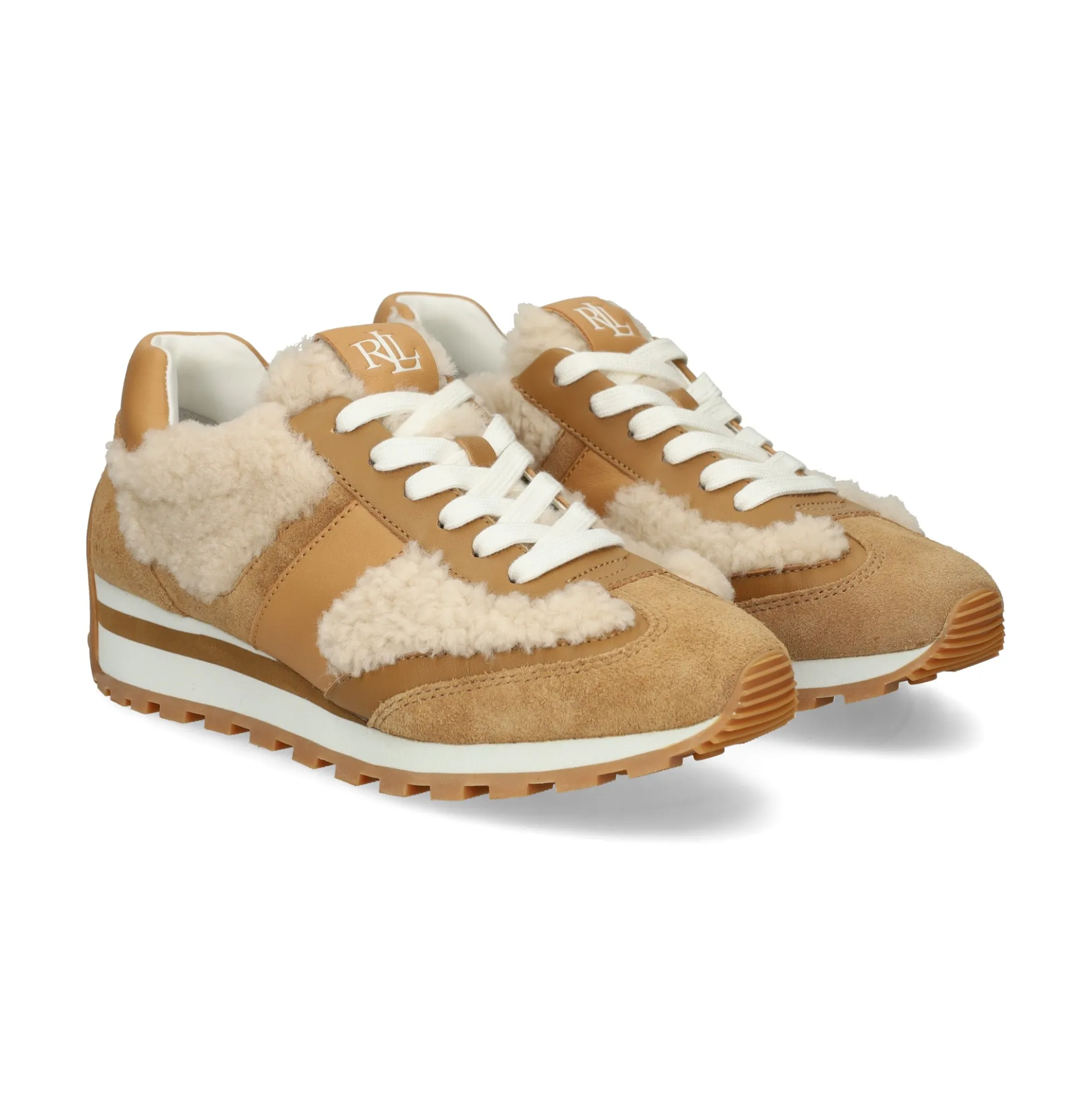 LAUREN RALPH LAUREN Zapatillas de Mujer DANI-SNEAKERS 001 NATURAL/CAM