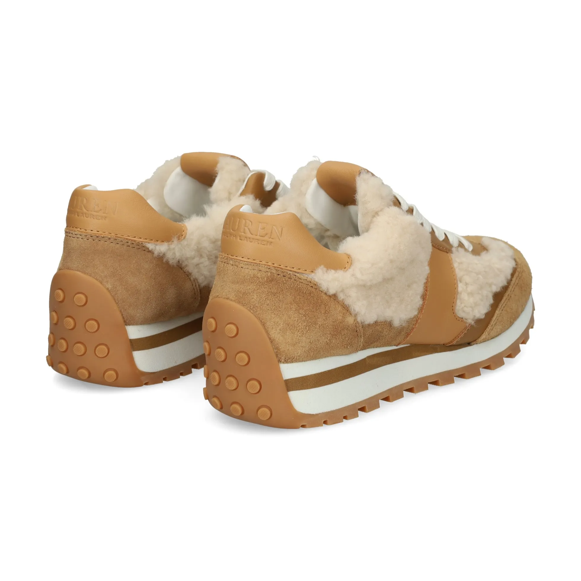 LAUREN RALPH LAUREN Zapatillas de Mujer DANI-SNEAKERS 001 NATURAL/CAM