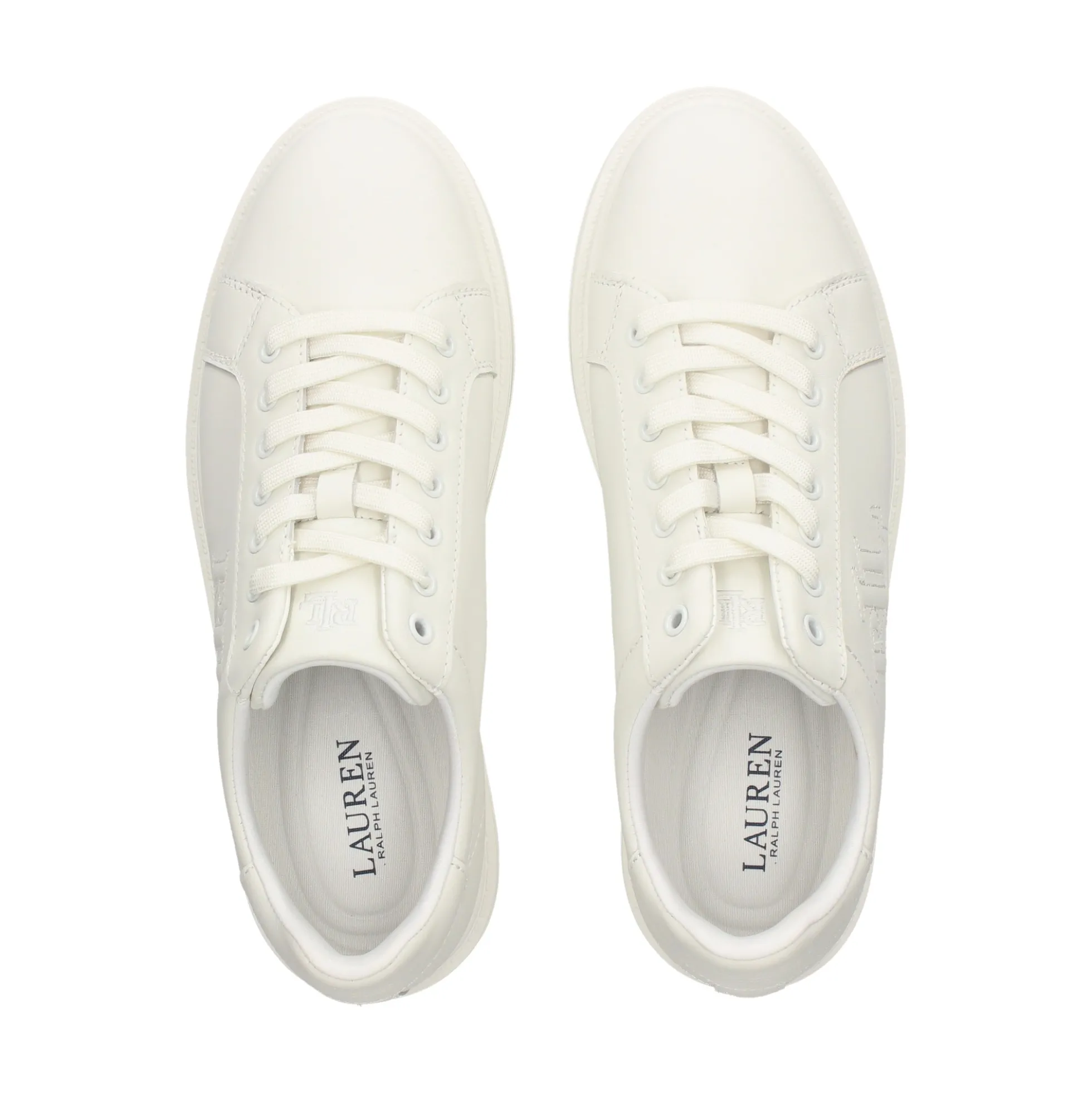 LAUREN RALPH LAUREN Zapatillas de Mujer AINSLEY-SNEAKERS 001 SNOW WHITE