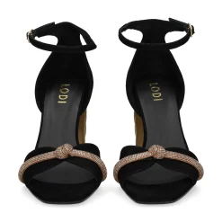 LODI Sandalias con tacón de Mujer WELTER NEGRO/TOPAZ