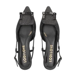 LODI Zapatos de tacón bajo DA5502 C1 NEGRO