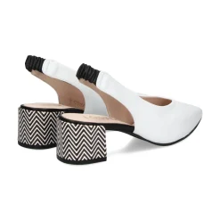 LODI Zapatos de tacón bajo COR1153LOV BLANCO/B/N