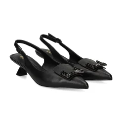 LODI Zapatos de tacón medio de Mujer RINO NEGRO