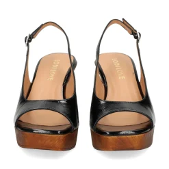 LODI Zapatos plataformas GIN4510 MILANO NEGRO