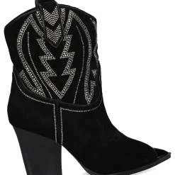 LOLA CRUZ Botas con tacón de Mujer 293T63BK 6789 CRISTAL