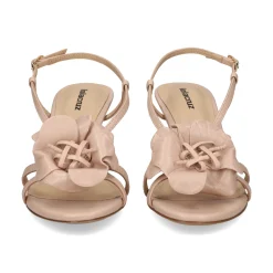 LOLA CRUZ Sandalias con tacón de Mujer 035Z13BK-D-V25 NUDE