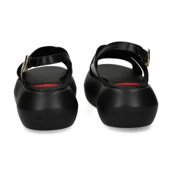 LOVE MOSCHINO Sandalias con plataforma de Mujer JA16207I0M 00A BLACK-WHITE