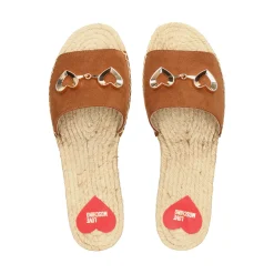 LOVE MOSCHINO Sandalias planas de Mujer JA28371G0O 200 CUERO