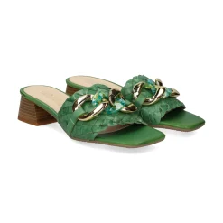 LÓPEZ Sandalias con tacón de Mujer 23425 ESMERALDA