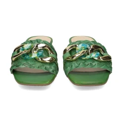 LÓPEZ Sandalias con tacón de Mujer 23425 ESMERALDA