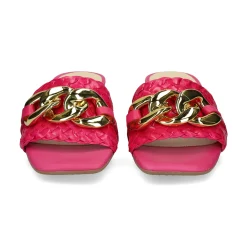 LÓPEZ Sandalias con tacón de Mujer 24521 604 FUXIA