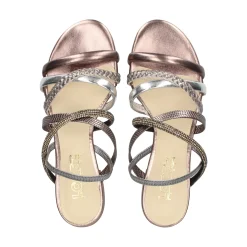 LÓPEZ Sandalias planas de Mujer 24640 MULTI PIRITA