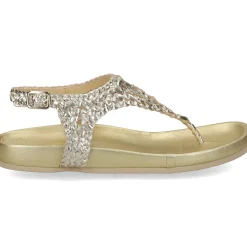LÓPEZ Sandalias planas de Mujer 24740 PLATINO