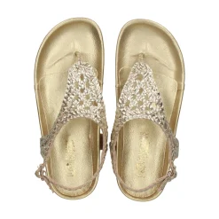 LÓPEZ Sandalias planas de Mujer 24740 PLATINO