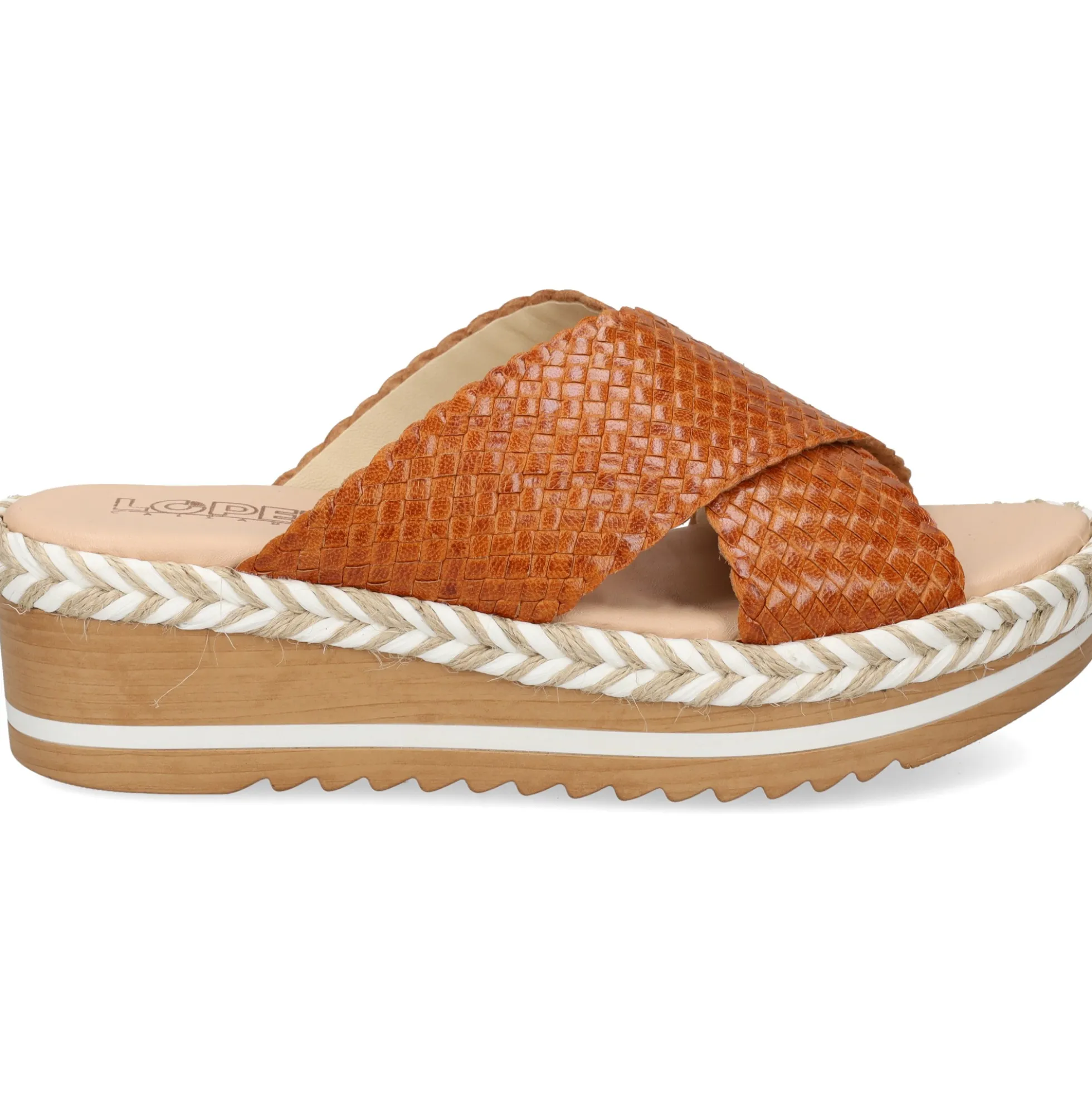 LÓPEZ Sandalias planas de Mujer 16257 TAN