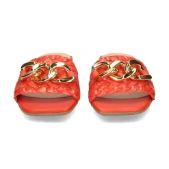 LÓPEZ Sandalias planas de Mujer 22691 NARANJA