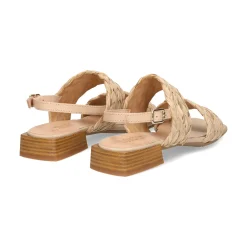 LÓPEZ Sandalias planas de Mujer 22677 NATURAL
