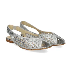 LÓPEZ Zapatos planos de Mujer 21470 SILVER
