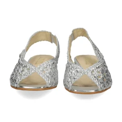 LÓPEZ Zapatos planos de Mujer 21470 SILVER