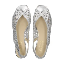 LÓPEZ Zapatos planos de Mujer 21470 SILVER