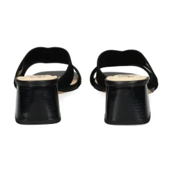 MISS ELASTIC Sandalias con tacón de Mujer 73033 05 NEGRO