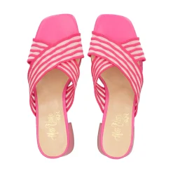 MISS ELASTIC Sandalias con tacón de Mujer 70072 88 FUCSIA