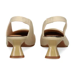 MISS ELASTIC Zapatos de tacón medio de Mujer 76404 3V CREMA/AVENA