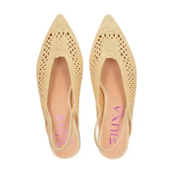 MIUXA Zapatos de tacón bajo PERA BEIGE