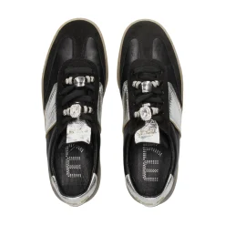 MJUS Zapatillas de Mujer T94172 NERO+ARGENTO
