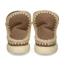 MOU Botines planos de Mujer Eskimo sneak bold glitter logo ELGRY