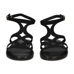 MYCONIAN Sandalias planas de Mujer 2133 NEGRO