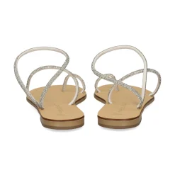 NICOLAS LAINAS Sandalias planas de Mujer 63-TC BLANCO