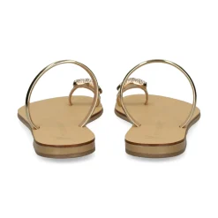 NICOLAS LAINAS Sandalias planas de Mujer 243-T ORO
