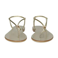 NICOLAS LAINAS Sandalias planas de Mujer 53-GM ORO