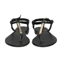 NICOLAS LAINAS Sandalias planas de Mujer 252 NEGRO