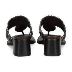 NOA HARMON Sandalias con tacón de Mujer 009227-0M55 MULTI MARRON
