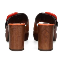 NOA HARMON Sandalias con plataforma de Mujer 009677-0M07 MULTI CUERO