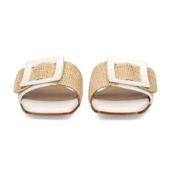 NOA HARMON Sandalias planas de Mujer 009232-0M00 BLANCO