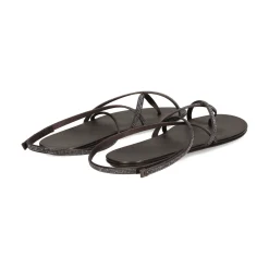 PEDRO GARCIA Sandalias planas de Mujer PELLIN OFF BLACK
