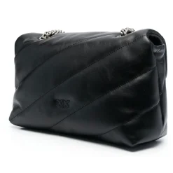 PINKO Bolsos 100038 Z99O NERO/SILVE