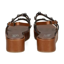 PLUMERS Sandalias con plataforma de Mujer 3762 CUERO