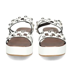 PLUMERS Sandalias con plataforma de Mujer 3762 BLANCO