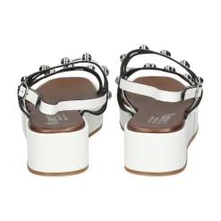 PLUMERS Sandalias con plataforma de Mujer 3762 BLANCO
