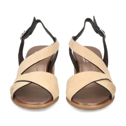 PLUMERS Sandalias con tacón de Mujer 3823 CAMEL