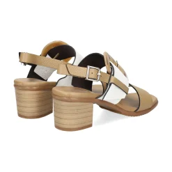 PLUMERS Sandalias con tacón de Mujer 3829 TAUPE