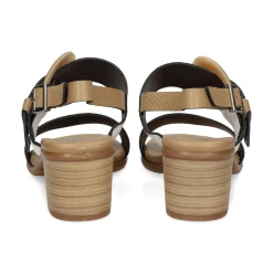 PLUMERS Sandalias con tacón de Mujer 3829 TAUPE