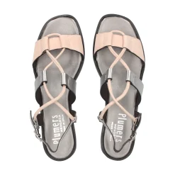 PLUMERS Sandalias planas de Mujer 3778 NUDE