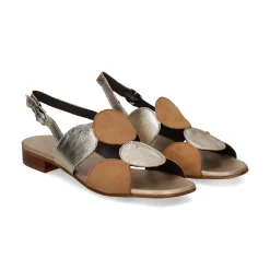 PLUMERS Sandalias planas de Mujer 3612 CUERO